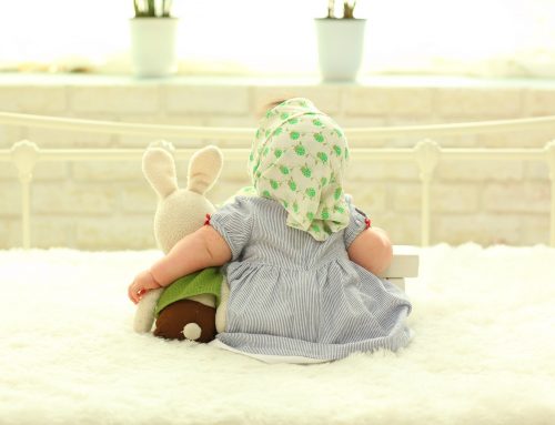 Preparando a malinha do bebé